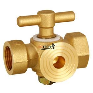 3 Way Brass Plug Valve