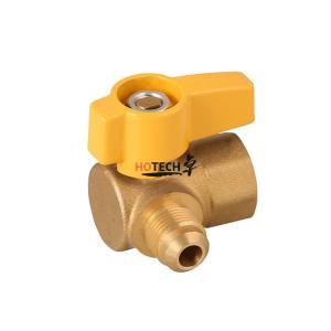 90 Degree Brass Gas Valve