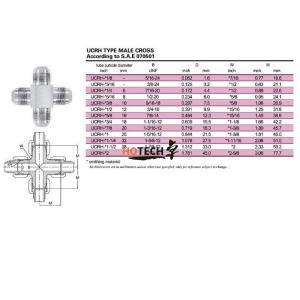 Stainless Steel Male Cross